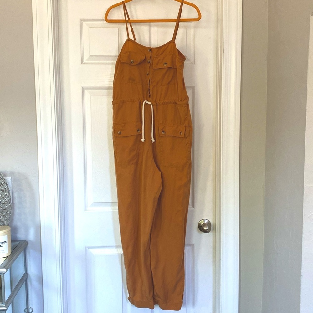 Amanda Woven Jumpsuit in Bronze - AMUSE SOCIETY - Revolve - Picture 2 of 9